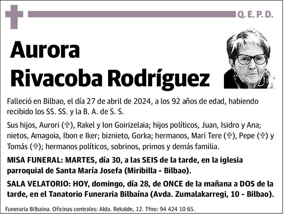 Aurora Rivacoba Rodríguez