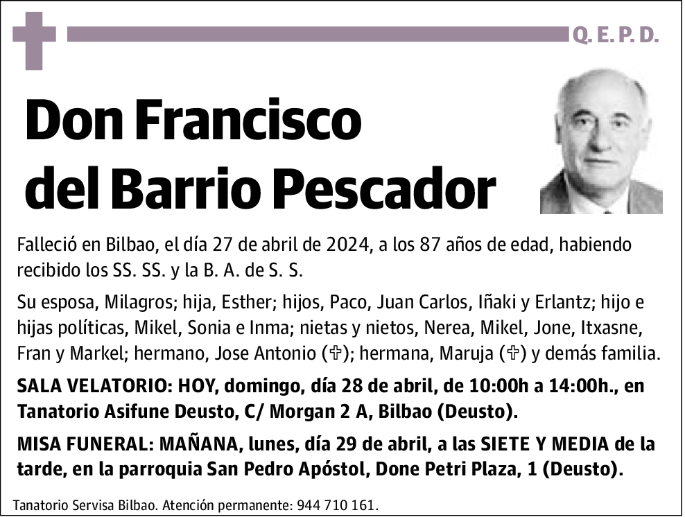 Francisco del Barrio Pescador