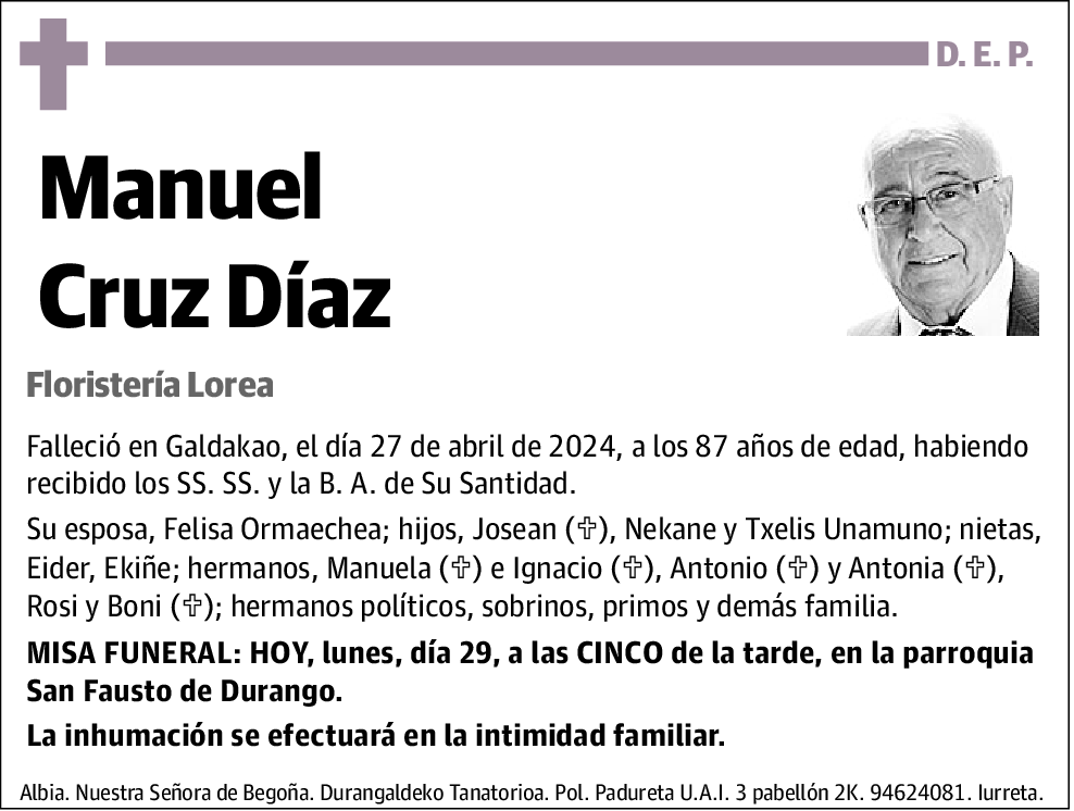 Manuel Cruz Díaz