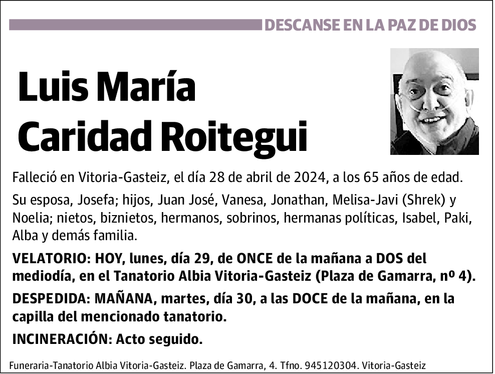 Luis María Caridad Roitegui