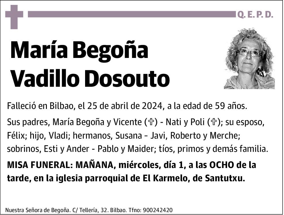 Maria Begoña Vadillo Dosouto