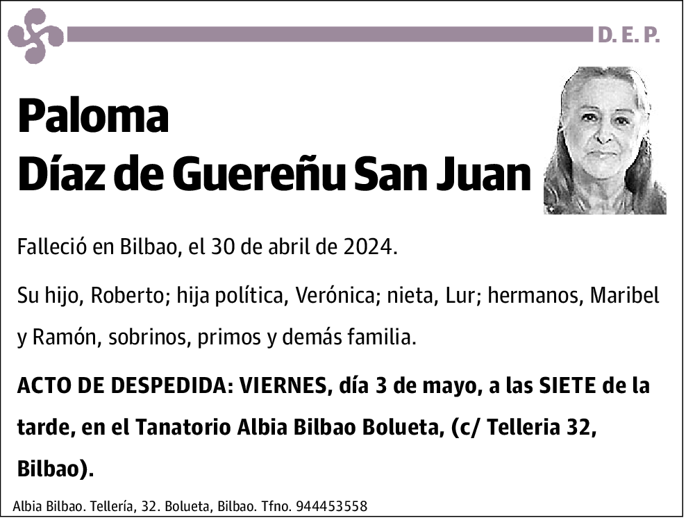 Paloma Díaz De Guereñu San Juan