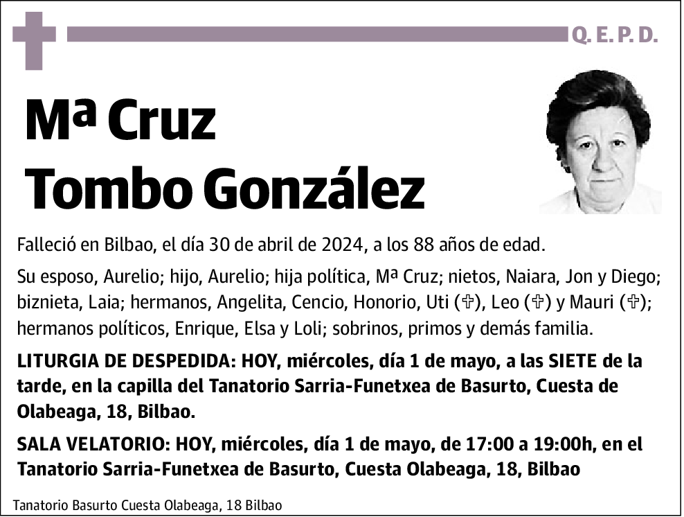 Mªcruz Tombo González