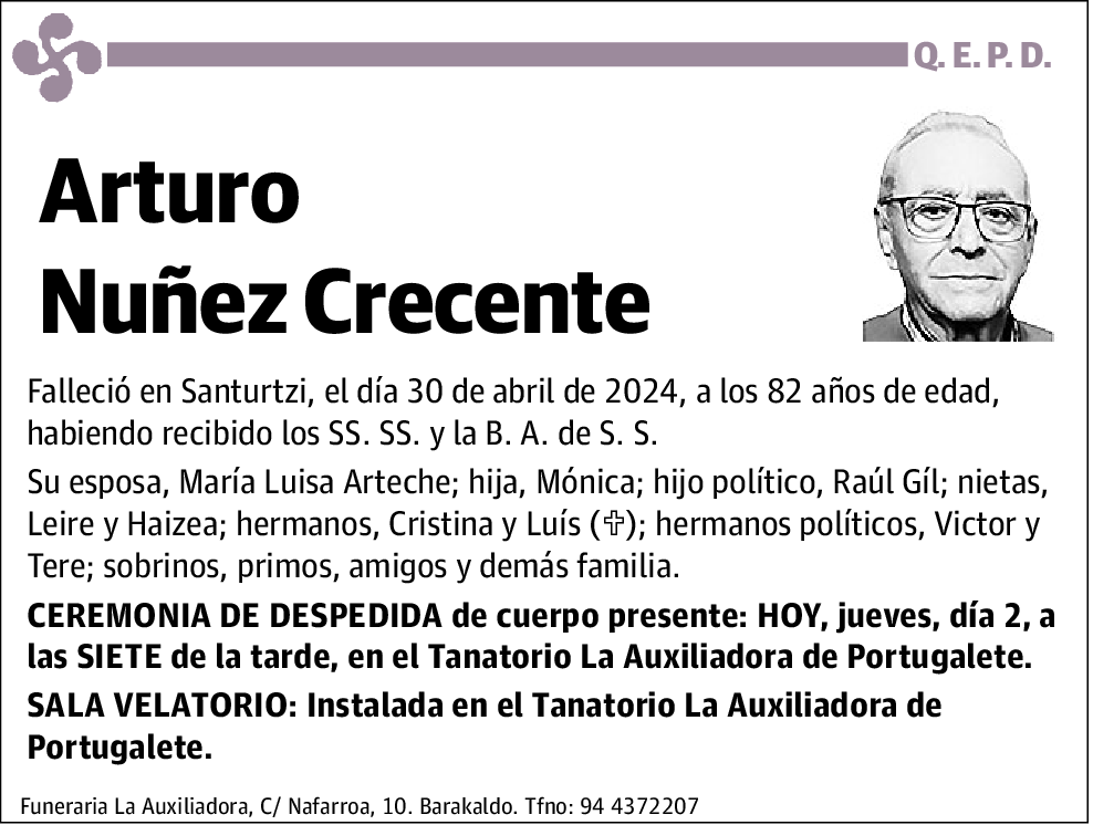 Arturo Nuñez Crecente