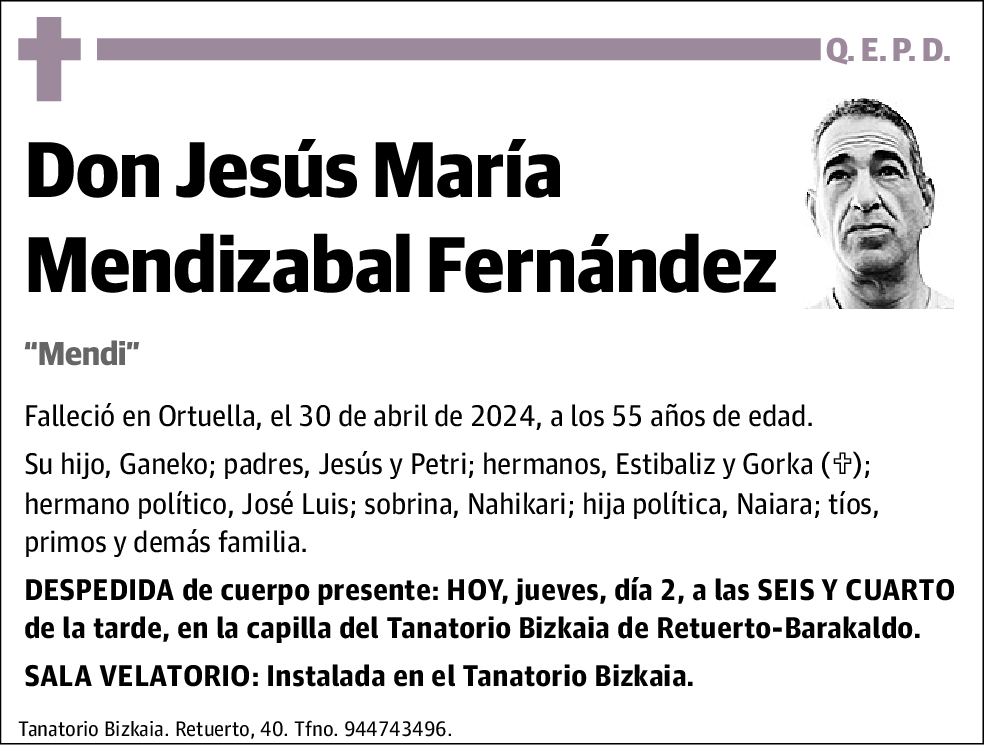 Jesús María Mendizabal Fernández