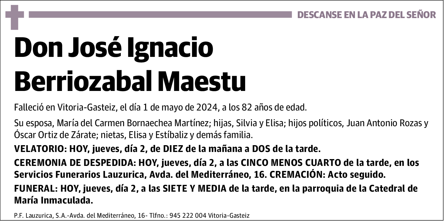 José Ignacio Berriozabal Maestu