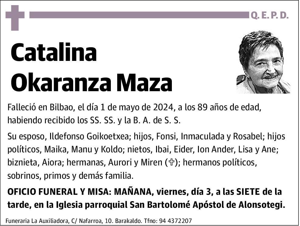 Catalina Okaranza Maza