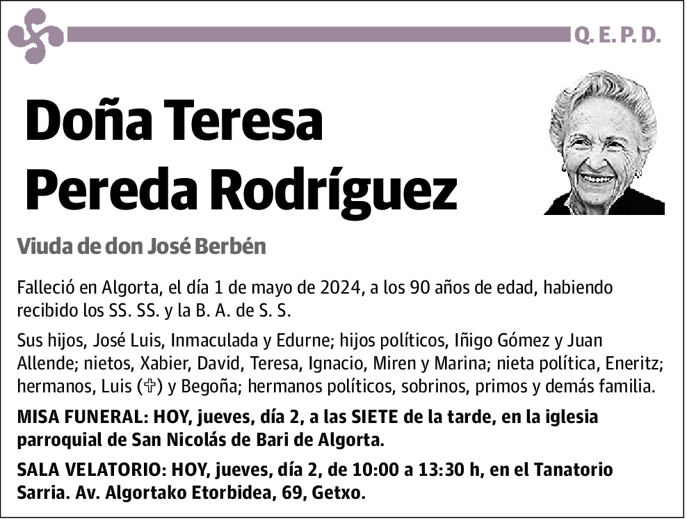 Teresa Pereda Rodríguez