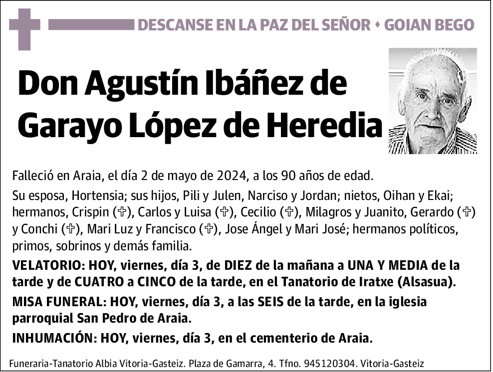 Agustín Ibáñez de Garayo López de Heredia