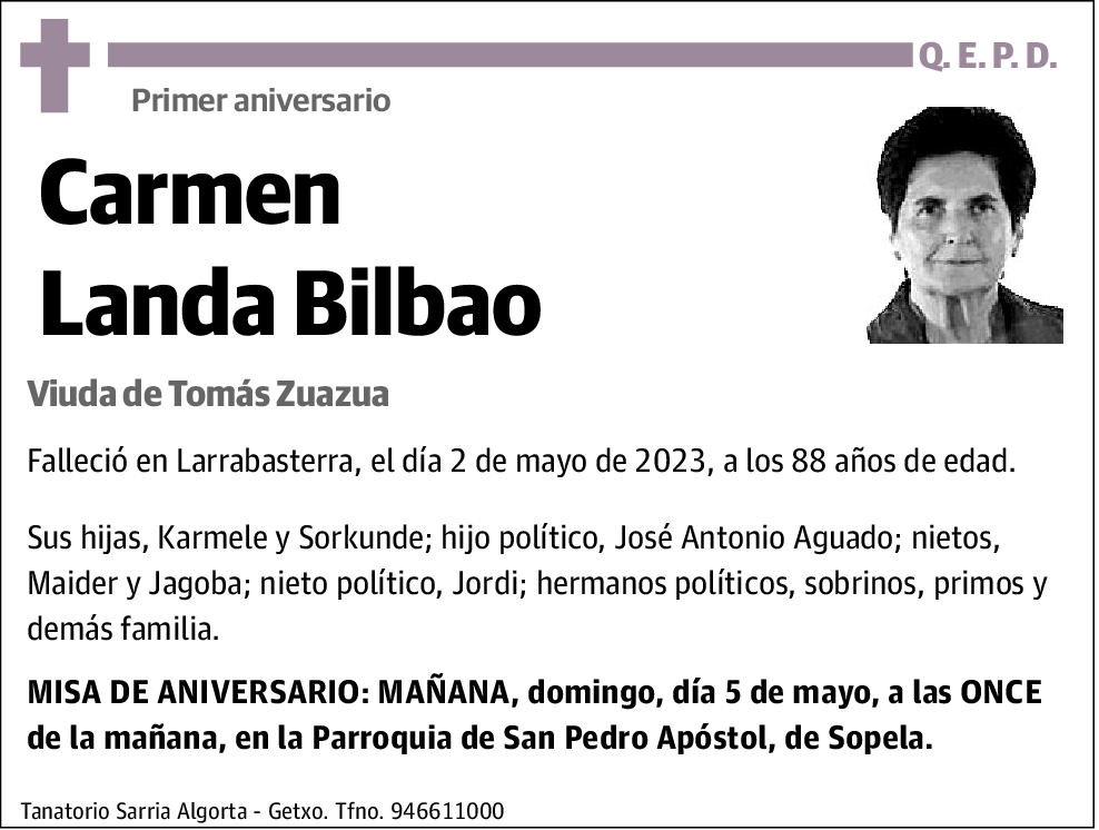 Carmen Landa Bilbao