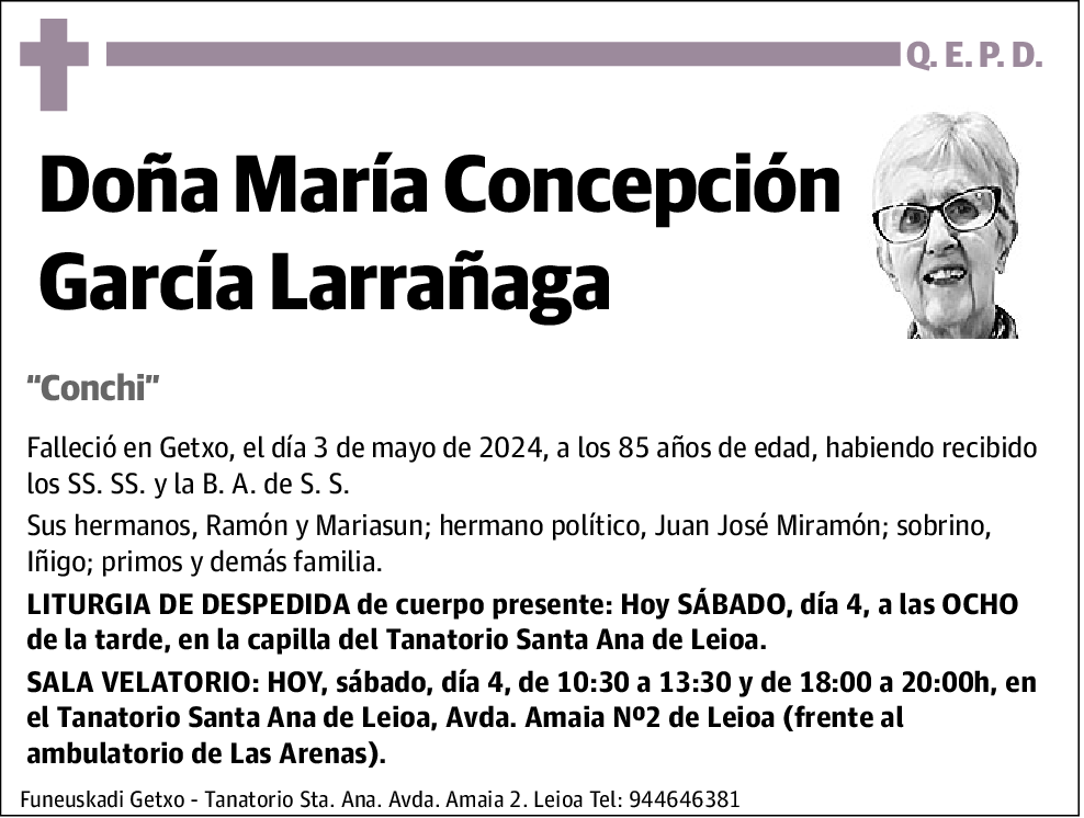 María Concepción García Larrañaga