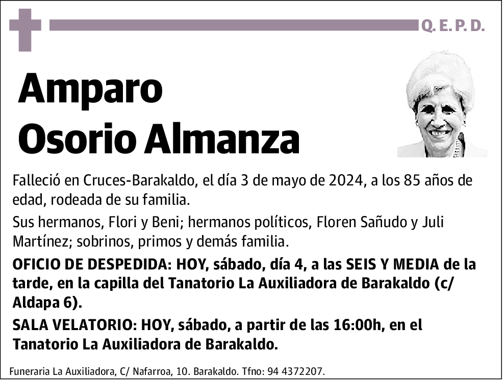 Amparo Osorio Almanza