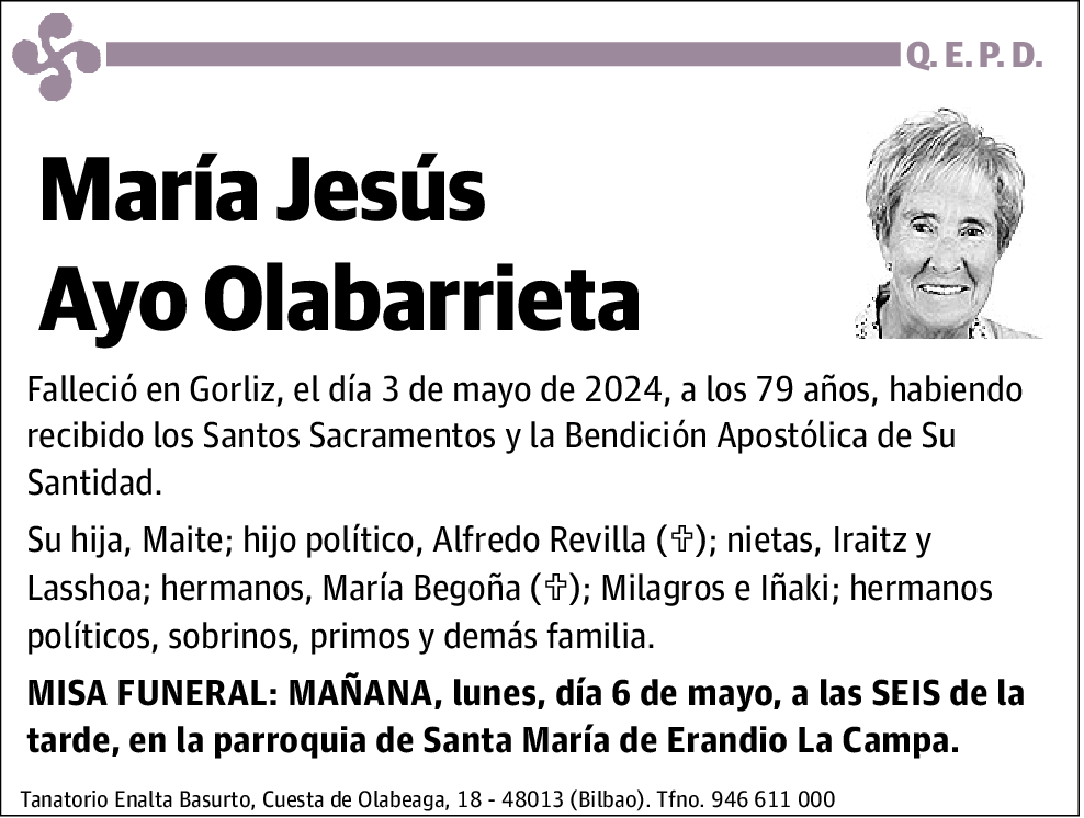 María Jesús Ayo Olabarrieta