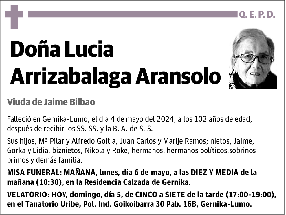 Lucia Arrizabalaga Aransolo