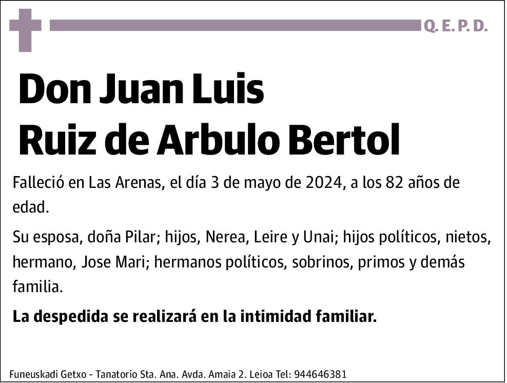 Juan Luis Ruiz de Arbulo Bertol