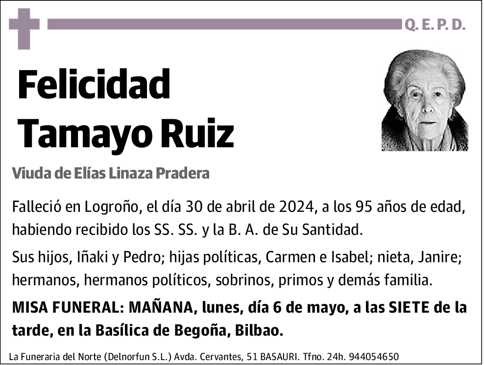 Felicidad Tamayo Ruiz