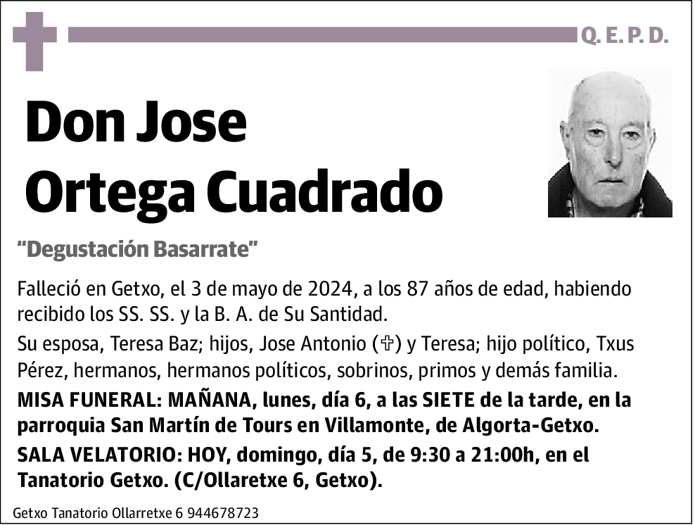 Jose Ortega Ortega Cuadrado