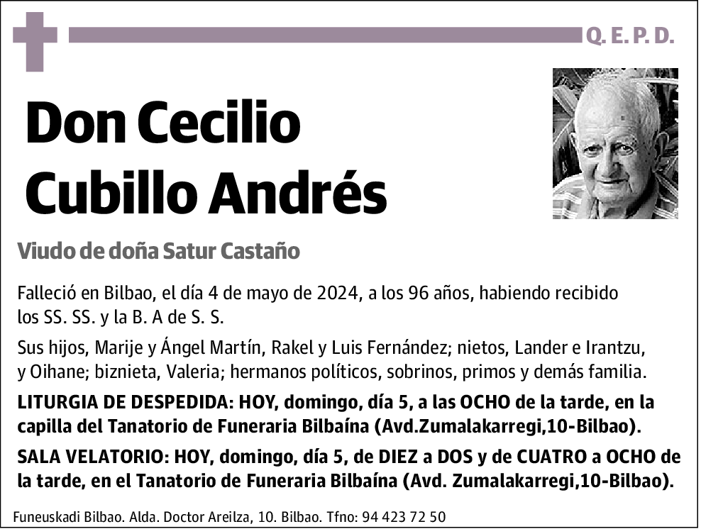 Cecilio Cubillo Andres