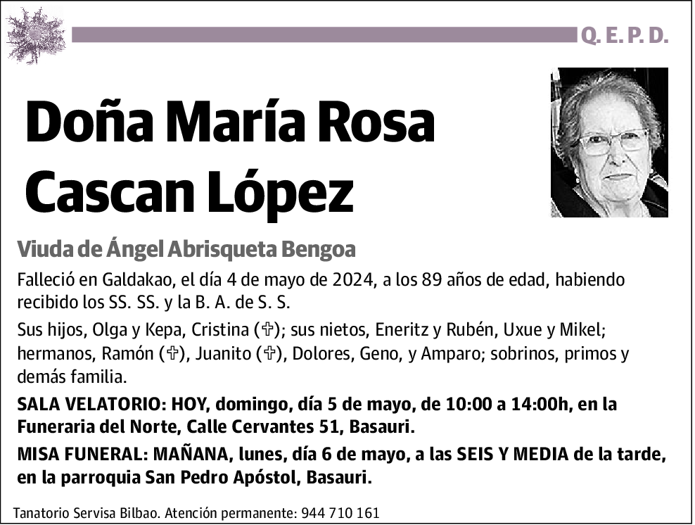 María Rosa Cascan Lopez