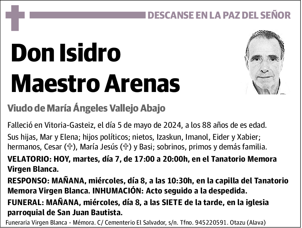Isidro Maestro Arenas
