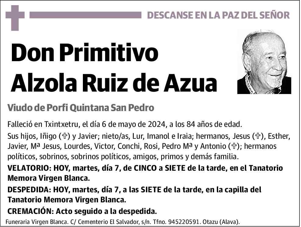 Primitivo Alzola Ruiz de Azua
