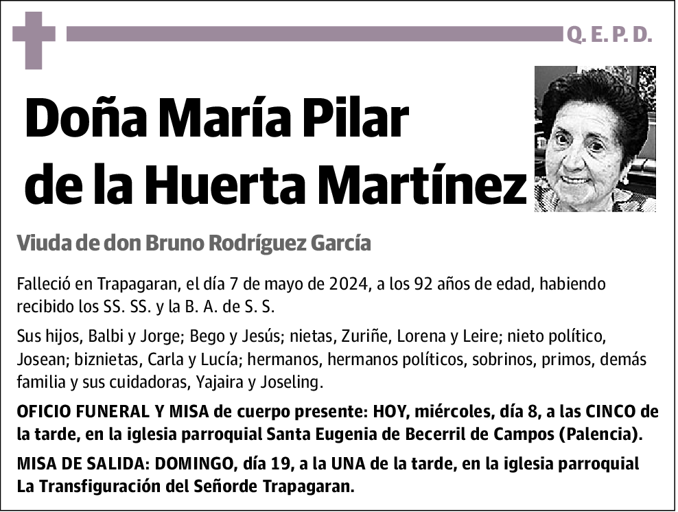 María Pilar de la Huerta Martínez