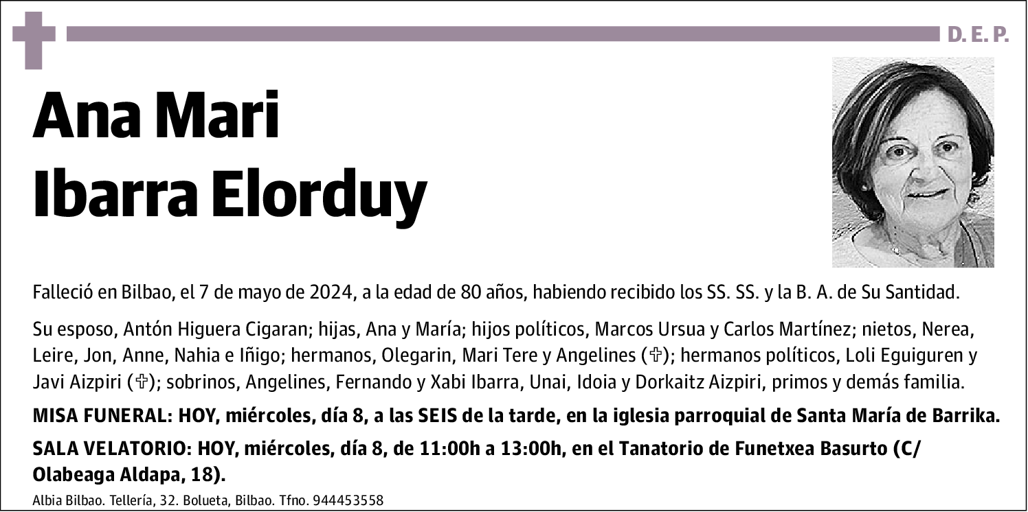 Ana Mari Ibarra Elorduy