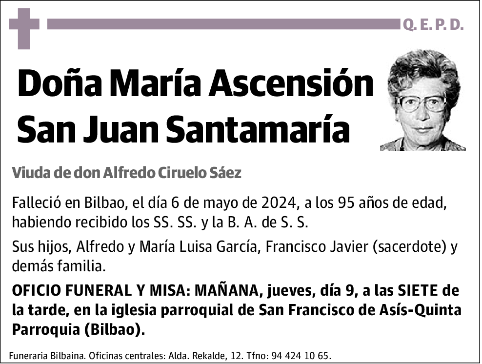 María Ascensión San Juan Santa María