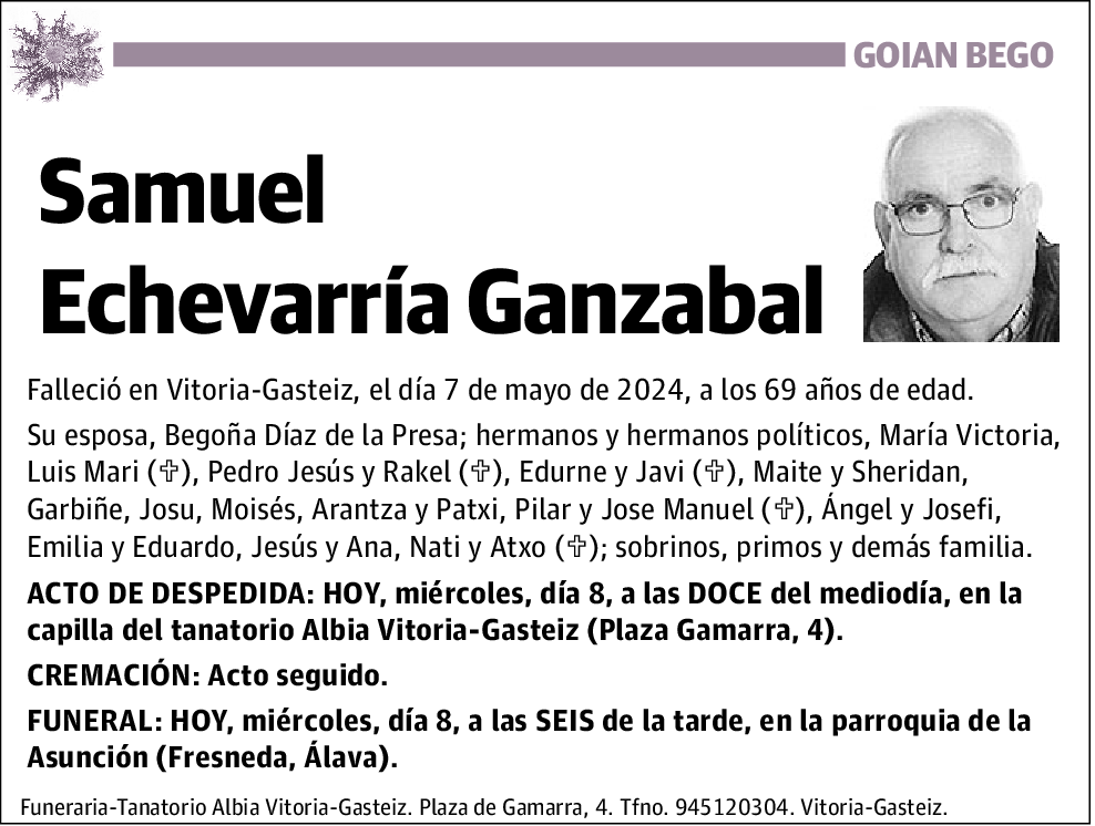 Samuel Echevarría Ganzabal