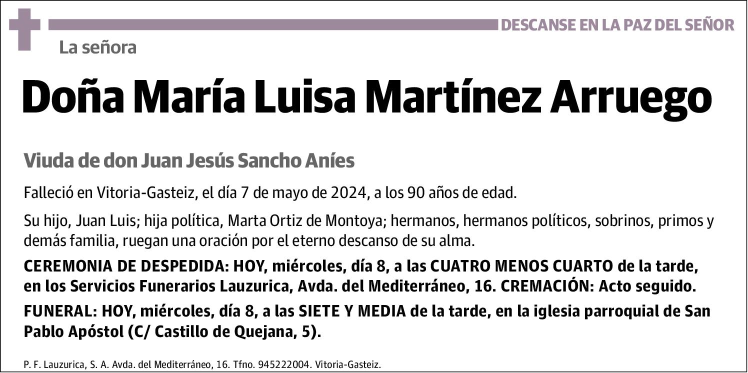 María Luisa Martínez Arruego