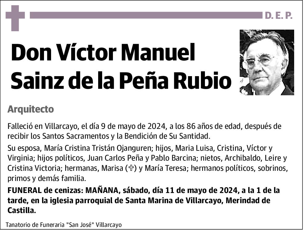 Victor Manuel Sainz de la Peña Rubio