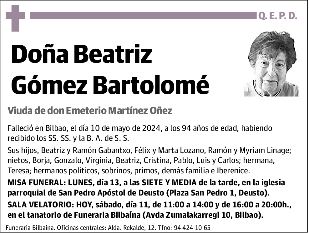 Beatriz Gómez Bartolomé