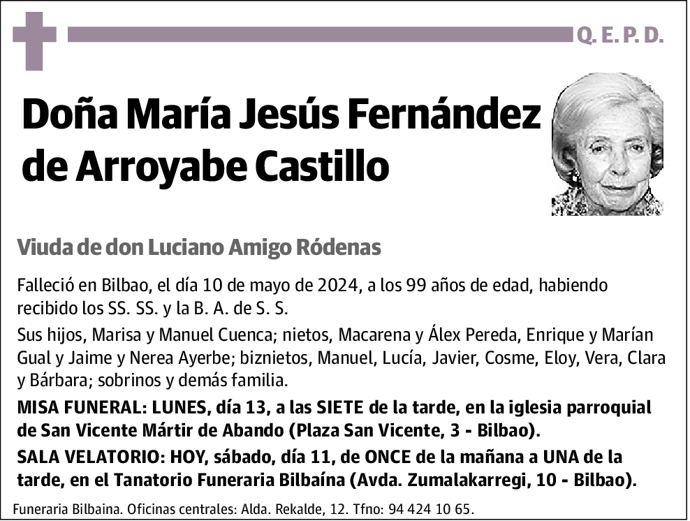 María Jesús Fernández de Arroyabe Castillo