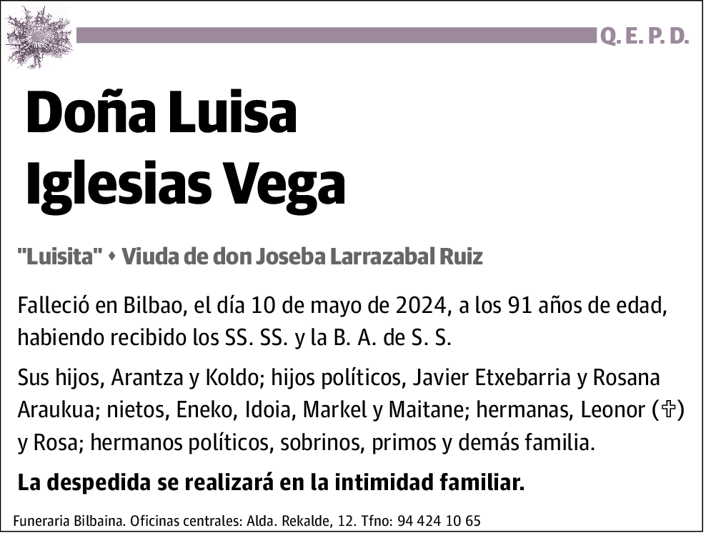 Luisa Iglesias Vega