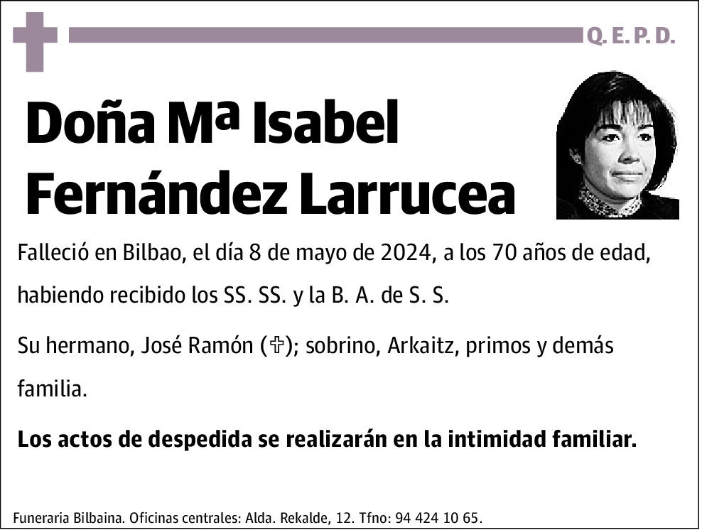 Mªisabel Fernández Larrucea