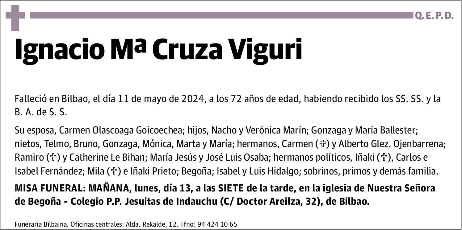 Ignacio Mª Cruza Viguri