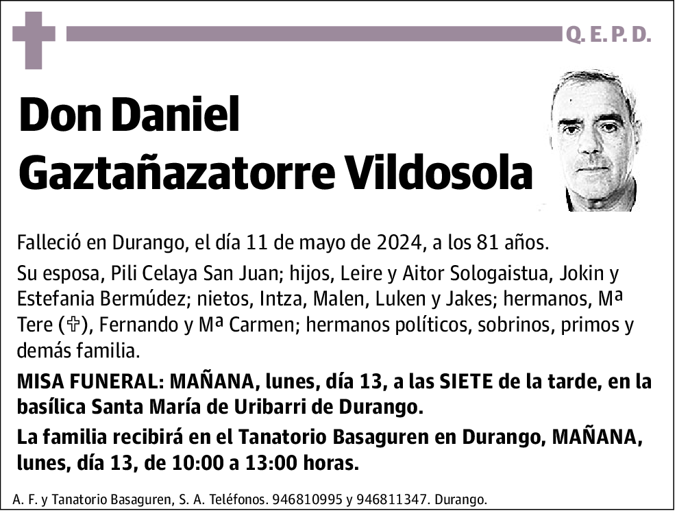 Daniel Gaztañazatorre Vildosola