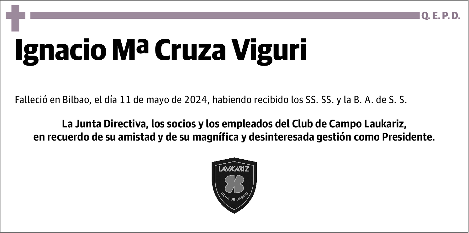 Ignacio Mª Cruza Viguri