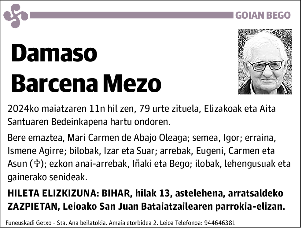 Dámaso Barcena Mezo