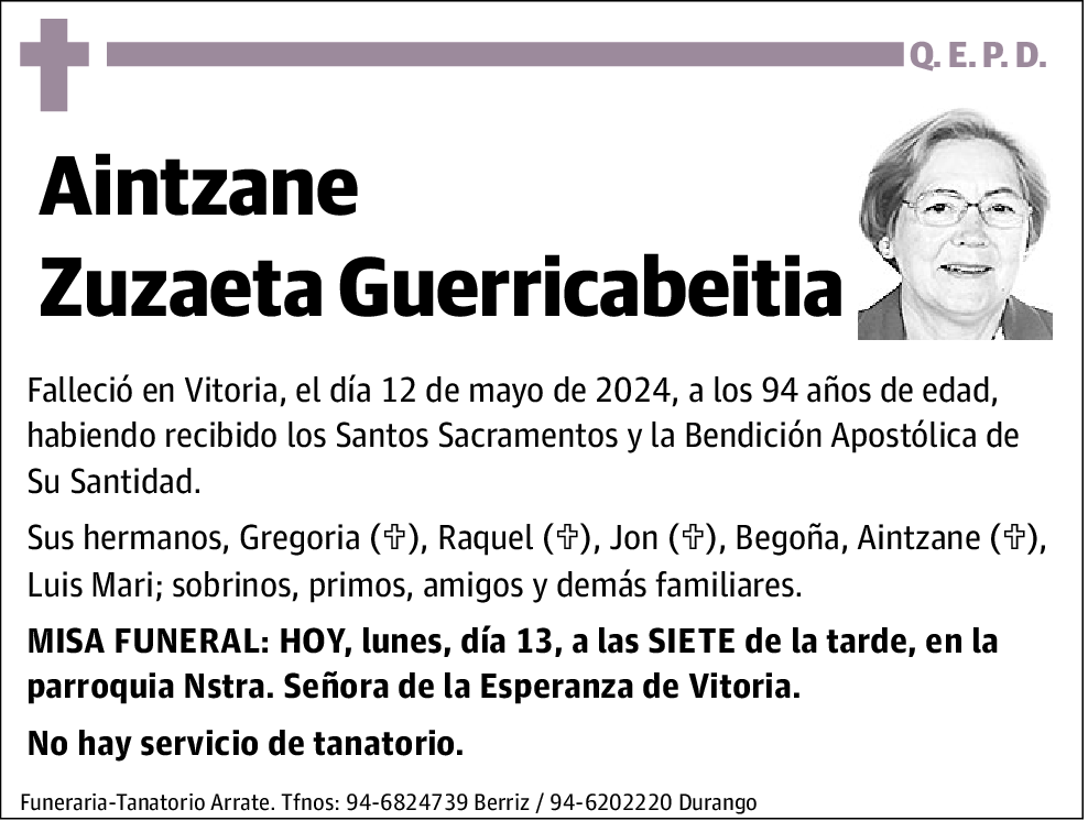 Aintzane Zuzaeta Guerricabeitia