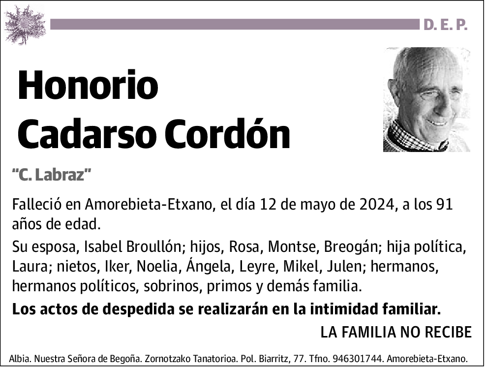 Honorio Cadarso Cordón