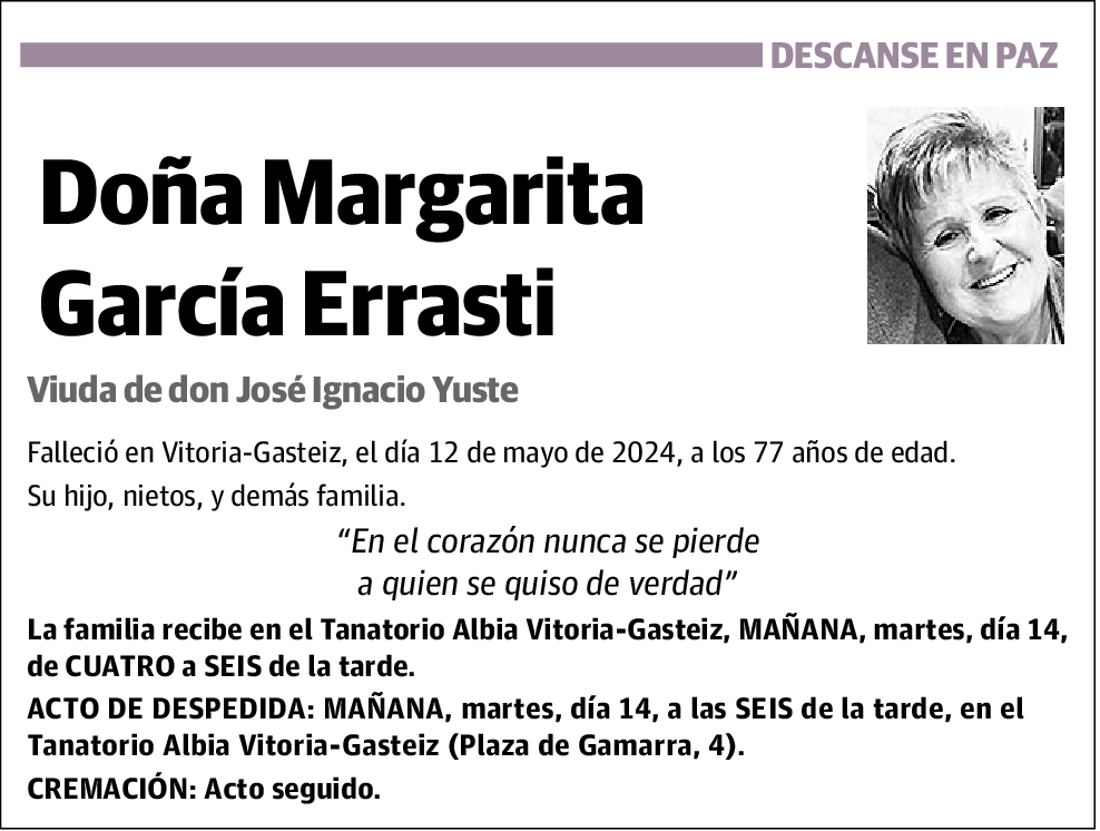 Margarita García Errasti