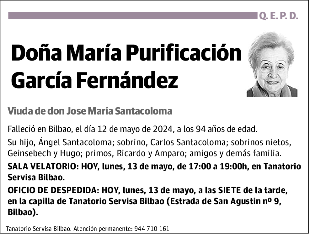 María Purificación García Fernández