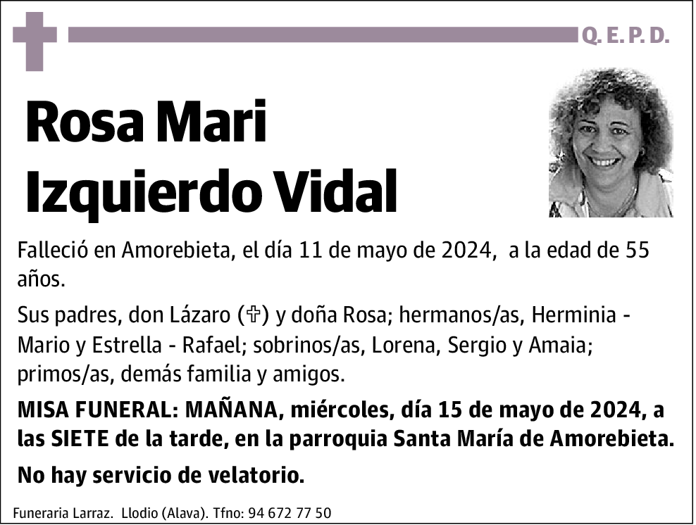 Rosa Mari Izquierdo Vidal