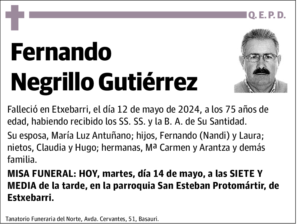 Fernando Negrillo Gutierrez