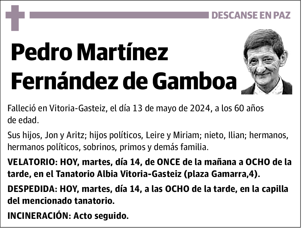 Pedro Martínez Fernández de Gamboa