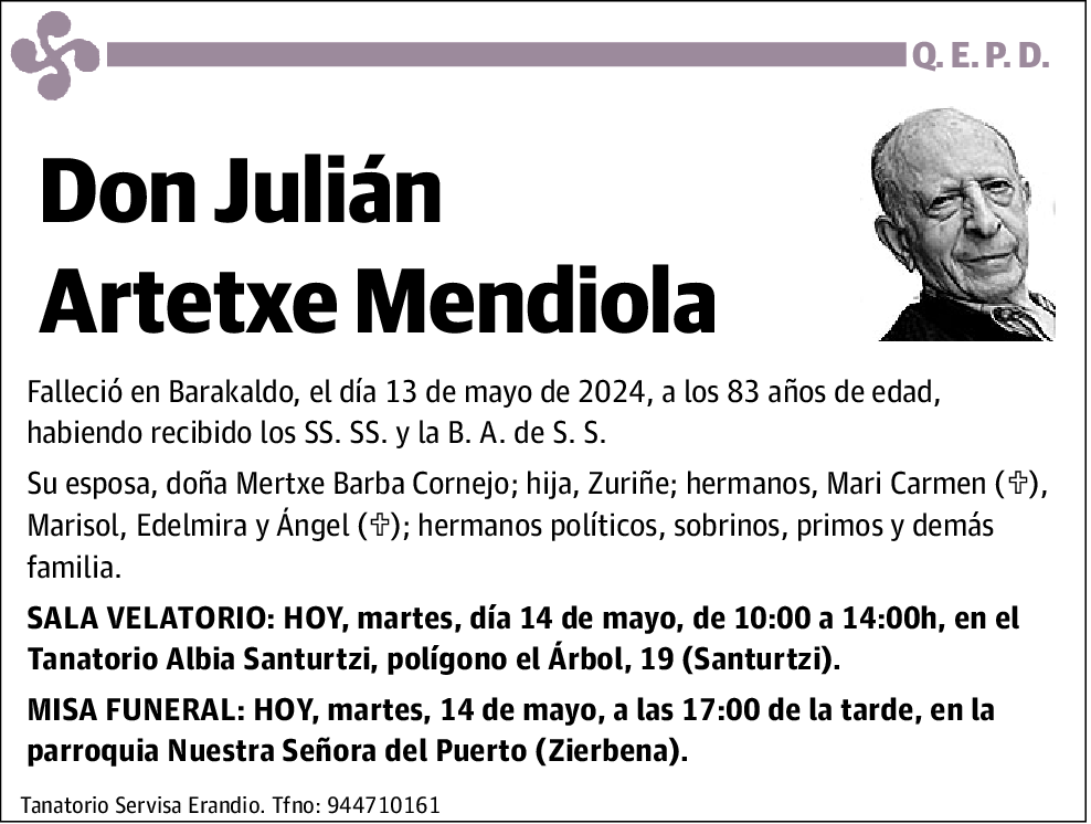 Julián Artetxe Mendiola