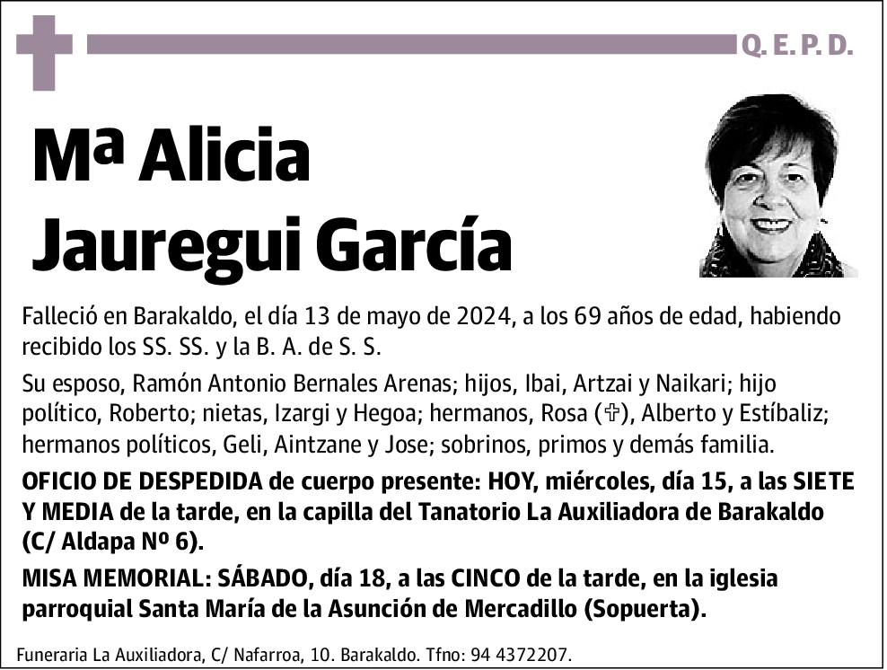 Mªalicia Jauregui García