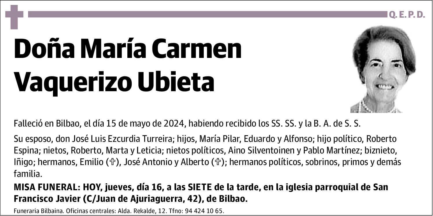 María Carmen Vaquerizo Ubieta