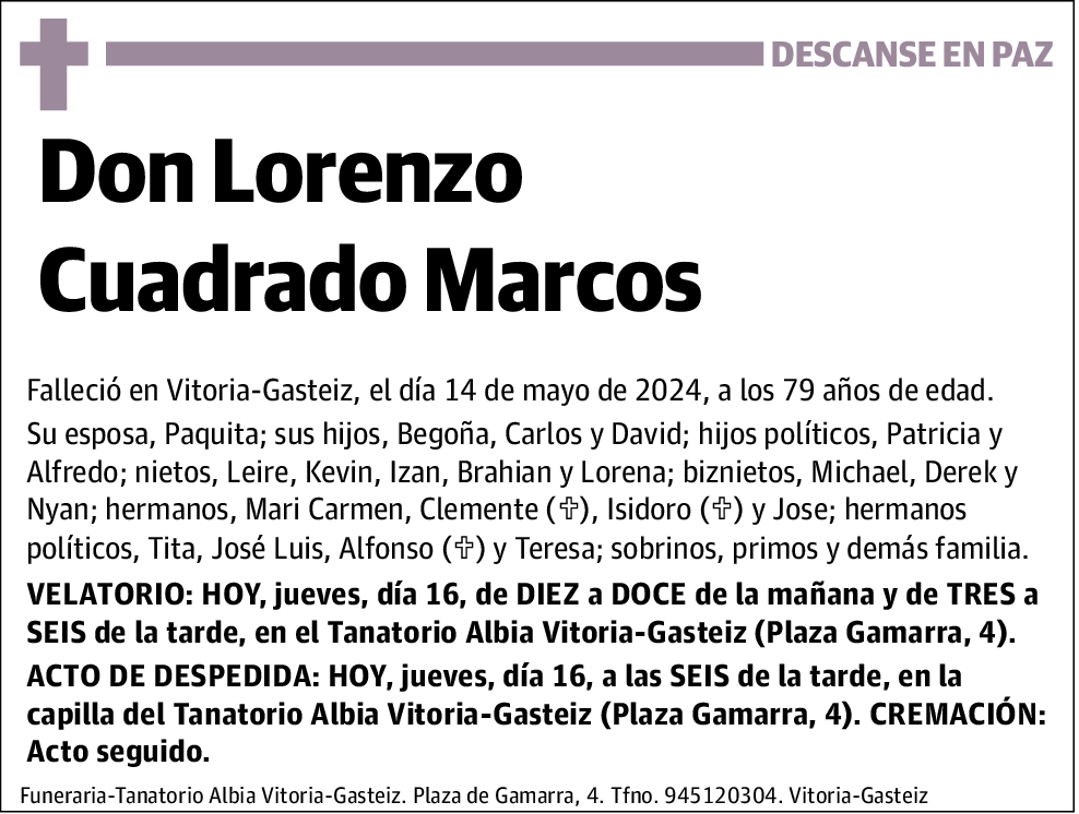 Lorenzo Cuadrado Marcos